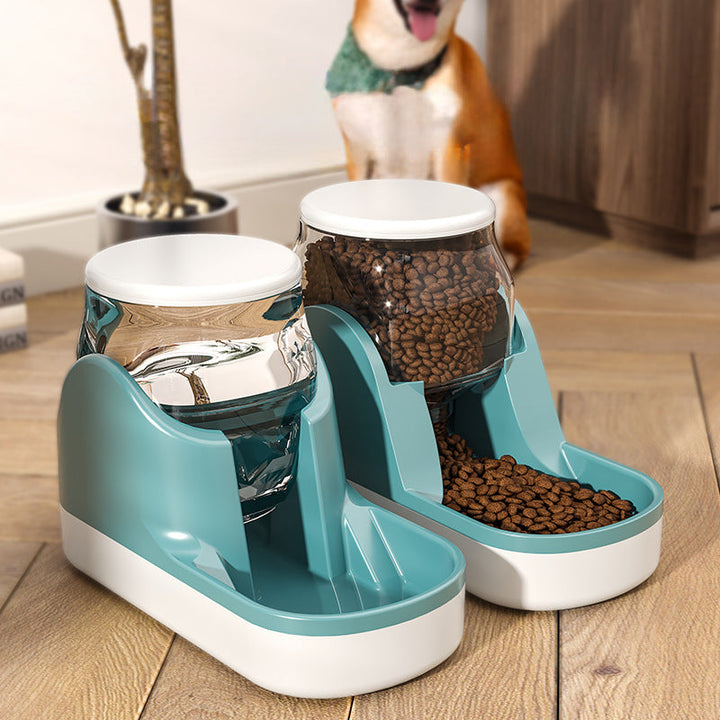 Revolutionizing Pet Care: The Automatic Pet Food Dispenser And Water Fountain Set