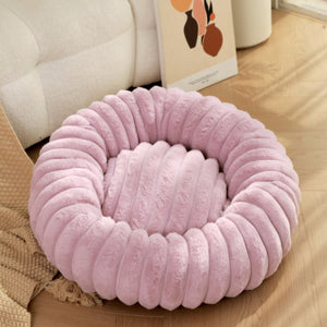 High Weight Plush Pet Nest Round Warm Winter Bed