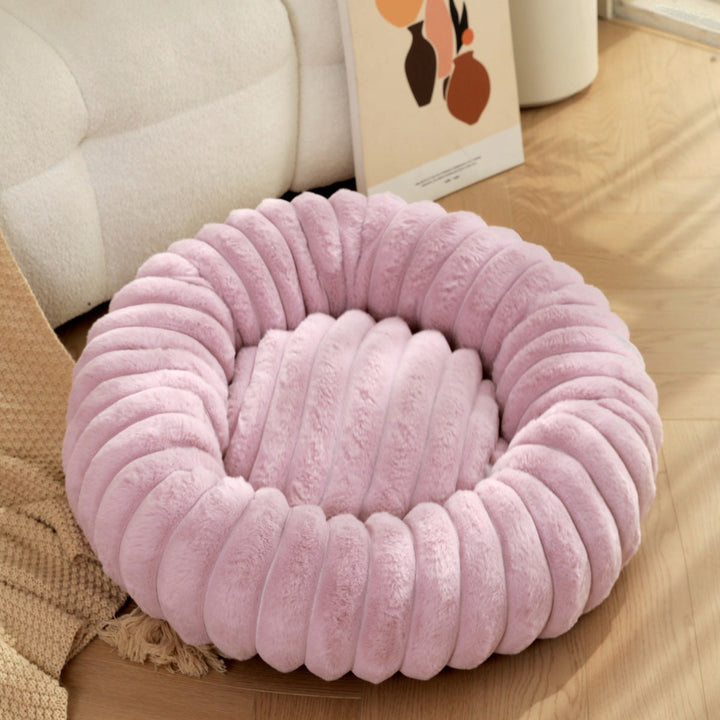 High Weight Plush Pet Nest Round Warm Winter Bed